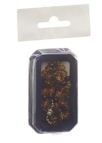Amberstyle Bernsteinkette multicolor glanz 36cm mit Magnetverschluss
