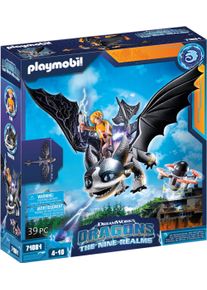 Playmobil® Konstruktions-Spielset »Dragons: The Nine Realms - Thunder & Tom (71081)«, (39 St.), Made in Germany