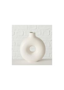 Boltze Dekovase »Vase Lanyo 20 cm, Weiss«