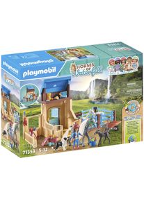 Playmobil® Konstruktions-Spielset »Amelia & Whisper mit Pferdebox (71353), Horses of Waterfall«, (117 St.), teilweise aus recyceltem Material