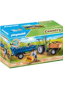 Playmobil® Konstruktions-Spielset »Traktor mit Hänger (71249), Country«, teilweise aus recyceltem Material; Made in Germany