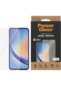 PanzerGlass Displayschutzglas »Displayschutz Samsung Galaxy A34 5G - Ultra-Wide Fit«, für Samsung Galaxy A34 5G, Kratz-& Stossfest,Kristallklar, Berührungsempfindlich, Simpel Anbringen