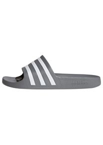 adidas Performance Badeschuh 'Adilette Aqua' Herren, dunkelgrau / weiß, Größe 8