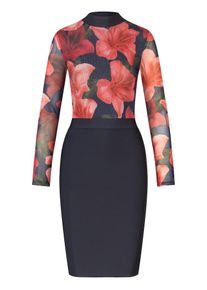 Kraimod Etuikleid Damen, navy / mischfarben, Gr&ouml;&szlig;e 40