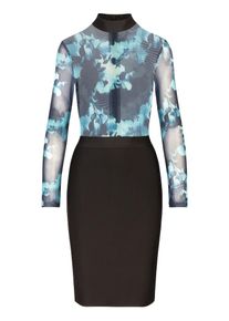 Kraimod Etuikleid Damen, blau / schwarz / wei&szlig;, Gr&ouml;&szlig;e 34