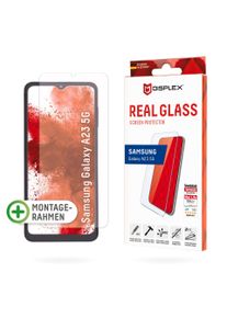 Displex Displayschutzglas »Real Glass«, für Samsung Galaxy A23 5G, Displayschutzfolie Displayschutz kratzer-resistent 10H splitterfest