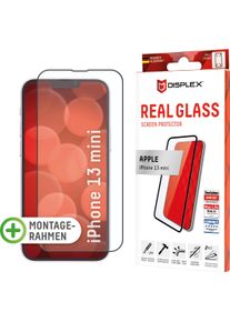 Displex Displayschutzfolie »Displex Full Cover Panzerglas (10H) für Apple iPhone 13 mini«