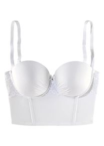 Lascana Corsage Damen Gr&ouml;&szlig;e 85 wei&szlig;