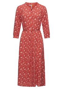 Ragwear Blusenkleid 'Meve' Damen Gr&ouml;&szlig;e 38 himbeer / rostrot / wei&szlig; Sommerkleid