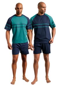 Le Jogger Pyjama Herren Gr&ouml;&szlig;e S marine / petrol