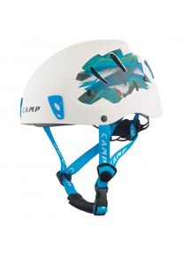 Camp Armour Kletterhelm (Gr 50-57 cm |wei&szlig;/t&uuml;rkis/grau)