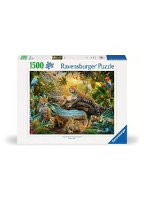 Ravensburger Puzzle »Leopardenfamilie im Dschungel«