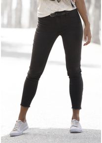 Lascana Jeggings, mit Reissverschlüssen am Saum, Skinny, elastische Qualität, modisch