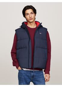 Tommy Jeans Steppweste »TJM ESSENTIAL DOWN VEST EXT«, abnehmbare Kapuze mit Kordelzug