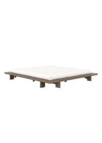 Karup Design Bettgestell »JAPAN BED Bodenbett, Holzrahmen, Futonbett, Jugendbett, Holzbett«, Massivholzbett mit Lattenrost,...