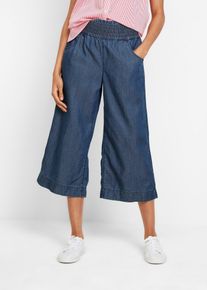 Culotte aus Lyocell in blau, Grösse 50, bonprix