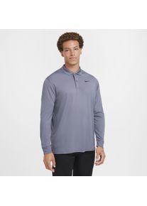 Nike Dri-FIT Victory Langarm-Golf-Poloshirt für Herren - Grau