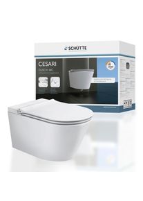 Schütte Schütte Dusch-WC »CESARI«, spülrandlos, Bidet-Funktion, Absenkautomatik, Geruchsabsaugung