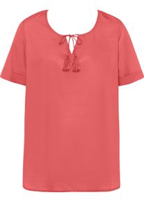 Damen Longbluse koralle
