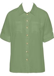 Damen Hemdbluse eucalyptus
