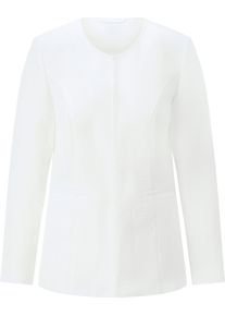 Damen Bouclé-Blazer weiss