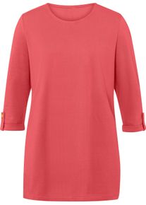 Damen Longshirt grapefruit