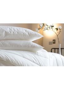 Centa Star CENTA-STAR Kunstfaserbettdecke »Vital Plus«, warm, Bezug 100% Baumwolle, (1 St.), geprüft mit Qualitätsversprechen weiß