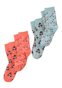 wäschepur Witt Damen Damen-Socken, grapefruit, Größe 35-38, 80% Baumwolle, 18% Polyamid, 2% Elasthan