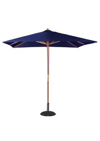 Bolero Sonnenschirm quadratisch - 2500x2500 mm - blau f&uuml;r Gastro & Gewerbe