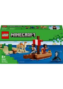 Lego® Spielbausteine »Minecraft Die Piratenschiffreise 21259«, (166 St.)