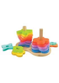 HAPE Steckspielzeug, (Set, 19 tlg.), aus Holz