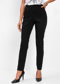 Stretch-Hose in schwarz, Grösse 38, bonprix