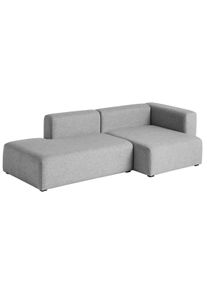 Hay - Mags Sofa 2,5 Sitzer, Kombination 3, Armlehne rechts / grau (Hallingdal 116)