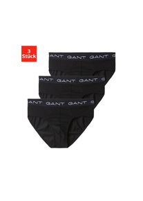 Gant Slip, (3 St.), mit Logo Bund schwarz XXL 3 St. Gant Slips im Dreierpack