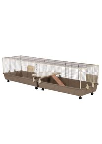 TIAKI Kaninchenkäfig XXL L240xB58xH52cm für Kleintier