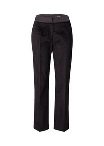 comma, Femmes Pantalon &agrave; plis, noir