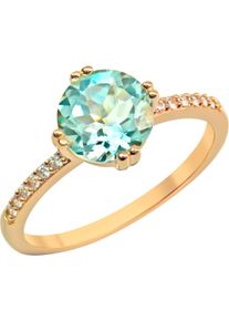 Damen Ring Silber vergoldet 925