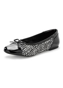 Lascana Ballerina Damen, schwarz / weiß, Größe 42