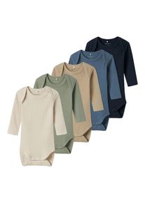 name it, Garçons Barboteuse / body, beige / camel / marine / bleu foncé / vert pastel