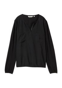 Tom Tailor Bluse Damen, schwarz, Größe S