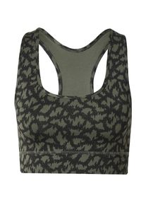 Hey Honey, Femmes Soutien-gorge de sport 'Safari', olive / noir