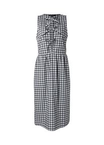 Motel Kleid Damen, dunkelgrau / wei&szlig;, Gr&ouml;&szlig;e XS