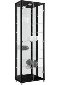 Fif Möbel fif möbel Vitrine »OPTIMA«, Standvitrine/Glasvitrine 2x Glastür,perfekt für Sammler,Sammlervitrine