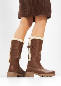 Stiefel in braun, Grösse 42, bonprix