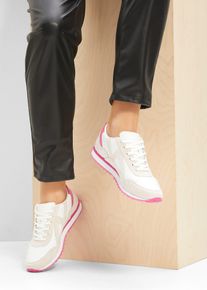 Sneaker in weiss, Grösse 40, bonprix