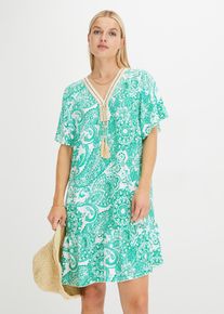 Minikleid in grün, Grösse 48, bonprix