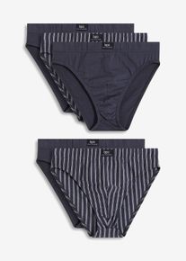 Slip mit Baumwolle (5er Pack) in blau, Gr&ouml;sse 12 (5XL), 95% Baumwolle, bonprix