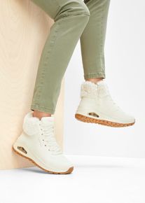 Skechers Schnür Boot mit Memory Foam in beige, Grösse 36, Skechers