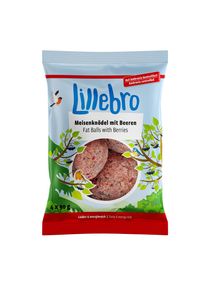 4x 90g Beerenknödel ohne Netz Lillebro Wildvogelfutter