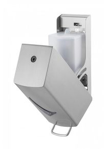 ich-zapfe Seifenspender, Schaumseifenspender Edelstahl AFP-C - WIN SDR04 SAL, 400ml